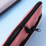 Two-Layer Simple Splicing Trapezoidal Pencil Bag - Image 3
