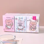 9 Pack Cartoon Bear Printed Pocket Tissues