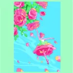 Zj65016 Dance Among Flowers Digital Painting