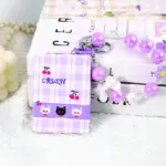 Cherry Kitten Rectangular Stylish Hanging Mirror For Bag