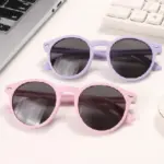 Simple Round Frame Tpe Sunglasses For Kids
