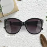 Elegant Large Frame Sunglasses For Women  (Black)