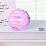 Happy Puppy Quicksand Round Mirror Stylish