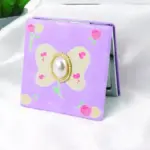 Bowknot Square Portable Mirror Stylish Design
