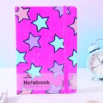 Happy World Hardcover Lined Notebook A5 96 Sheets