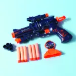Cool Soft Bullets Toy Revolving Gun - Image 2