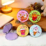Funny Food Large Round Hanging Bag Mirror - Image 2