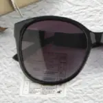 Elegant Large Frame Sunglasses For Women  (Black) - Image 2