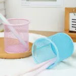 Fresh Iron Mesh Round Pen Holder - Image 2