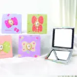 Bowknot Square Portable Mirror Stylish Design - Image 2