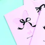 Hollow Bow Sewn Notebook 16K 40 Sheets - Image 2