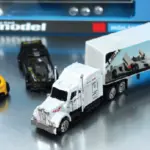 Sports Car Alloy Trailer Toy Set 3+1 - Image 3