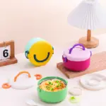 Smiling Face Stainless Steel Lunch Box - Image 3