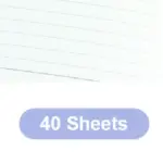 Hollow Bow Sewn Notebook 16K 40 Sheets - Image 3